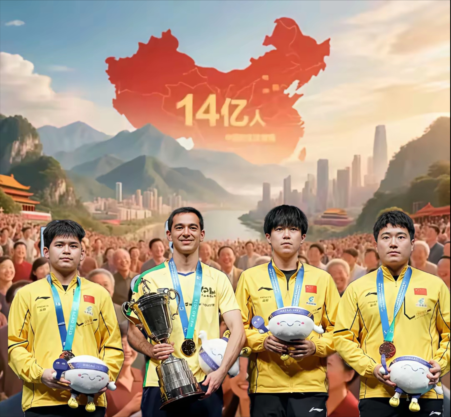 赛场上球员的拼搏精神感动了全场观众