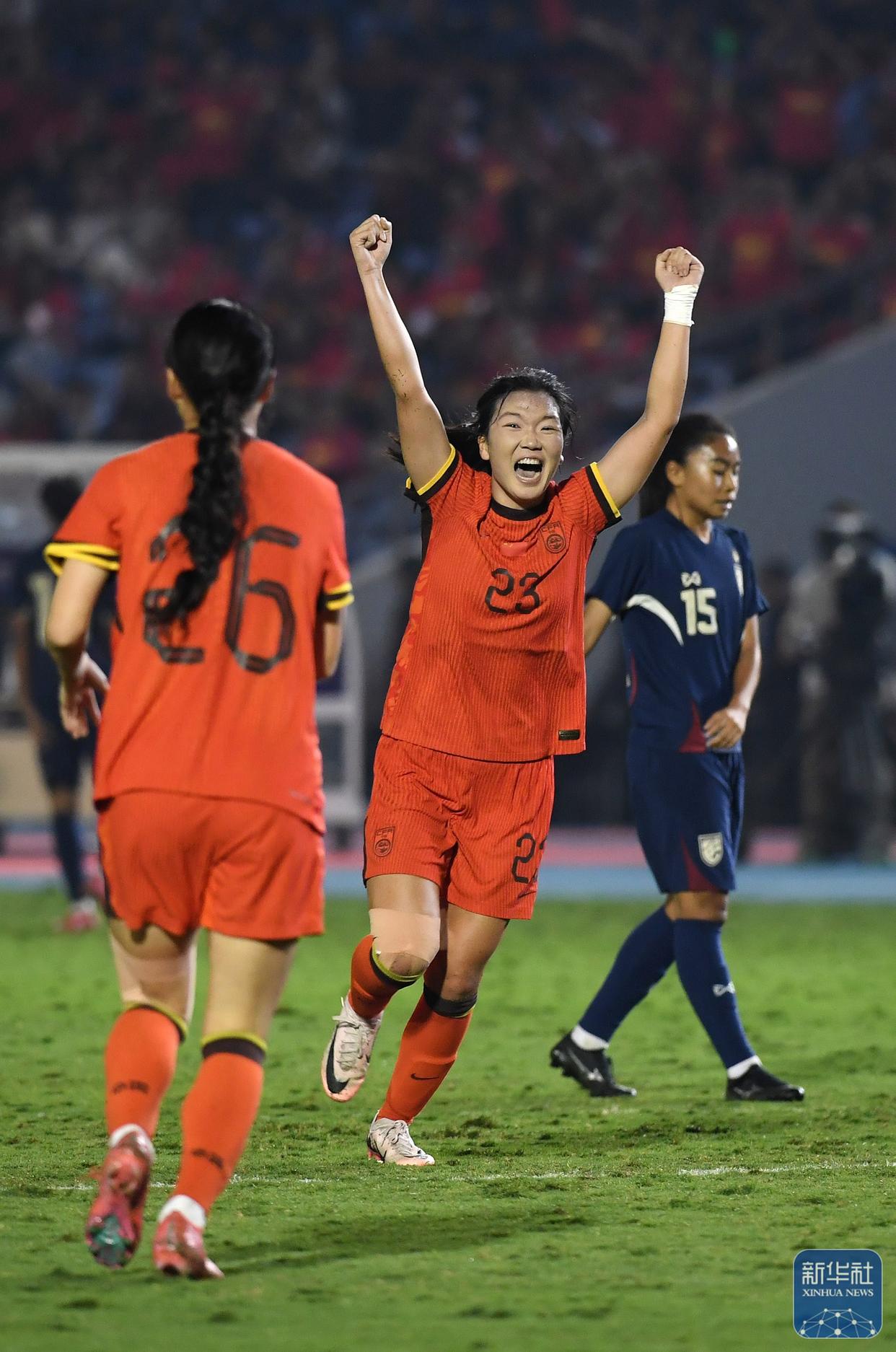 世界女子足球锦标赛再次胜利